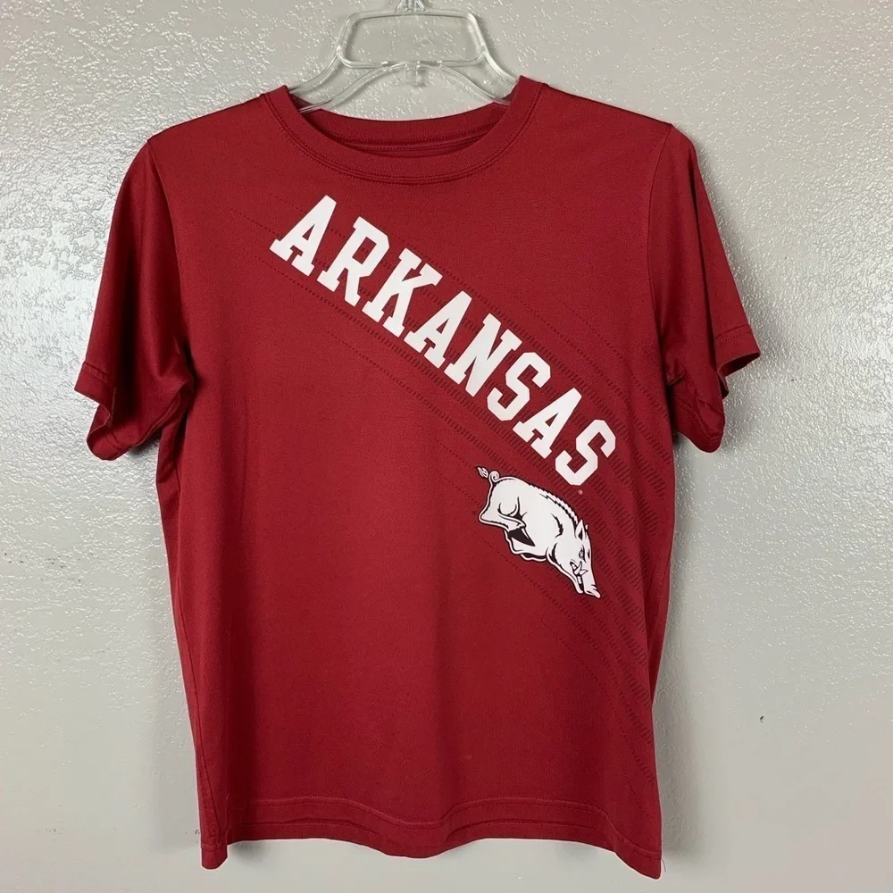 Nike Women’s Red Arkansas Razorback Dri Fit Tee ShirtSize Small